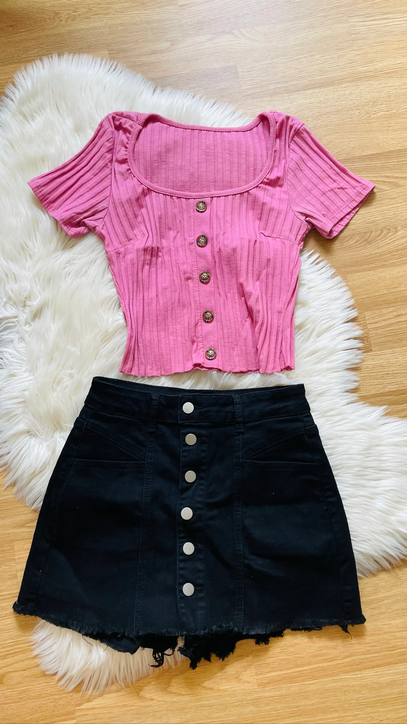 Top y falda pantalon